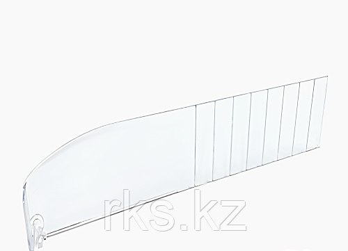 Пластиковый обламывающийся разделитель высотой 60 мм c передним ограничителем 30 мм