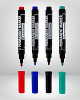 Маркер перманентный черный (стеклограф), 2,5 мм