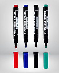 Маркер перманентный черный (стеклограф), 2,5 мм