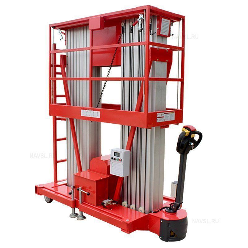 Самоходный телескопический двухмачтовый подъемник GROST Double Drive 0.2-12, фото 1