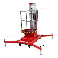 Телескопический одномачтовый подъемник с аккумулятором GROST Single 0.125-9 (DC/AC)