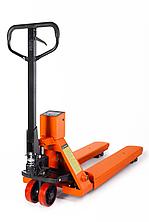 Тележка гидравлическая 2000 кг 1150 мм TOR CBY-CW2 (серия N) с весами (полиуретановые колеса)