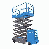 Подъемник самоходный электрический ножничный с кабиной SKYER NPF0905