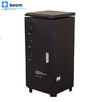 Стабилизатор напряжения Ресанта АСН-9000/3-ЭМ ( 9 кВт | 380В | ± 2% | 0,5 сек | от 240 до 430В | Вес, кг 45.02 | напольный)