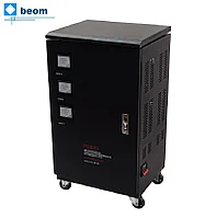 Стабилизатор напряжения Ресанта АСН-20000/3-ЭМ ( 20 кВт | 380В | ± 2% | 0,5 сек | от 240 до 430В | Вес, кг 78.41 | напольный)