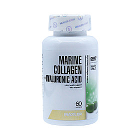 Коллаген морской + гиалуроновая кислота Maxler 60 капсул