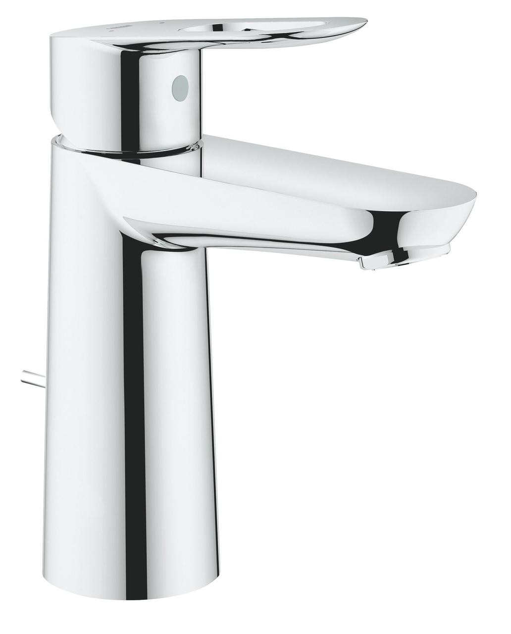 Смеситель для раковины GROHE BauLoop 23762000, M-Size, с донным клапаном, хром
