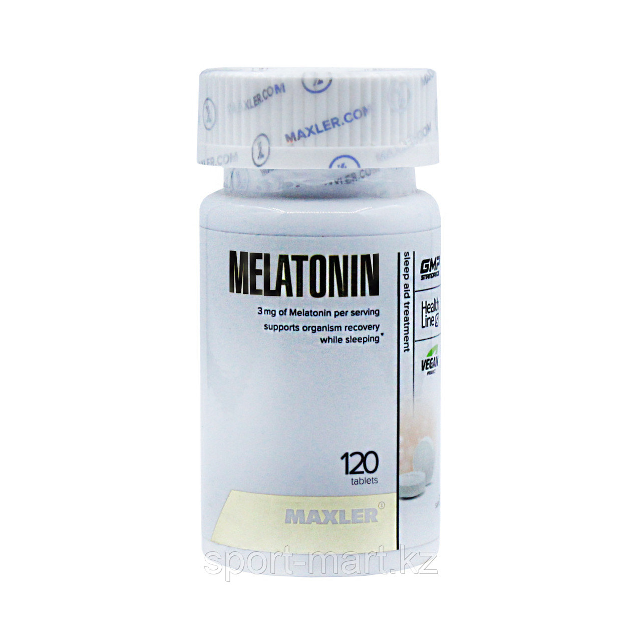 Мелатонин Maxler 3 мг 120 таблеток, фото 1