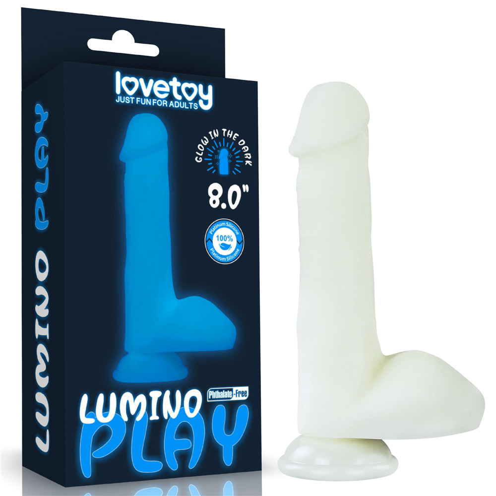 Фаллоимитатор Lumino Play светящийся в темноте (15*4 см)