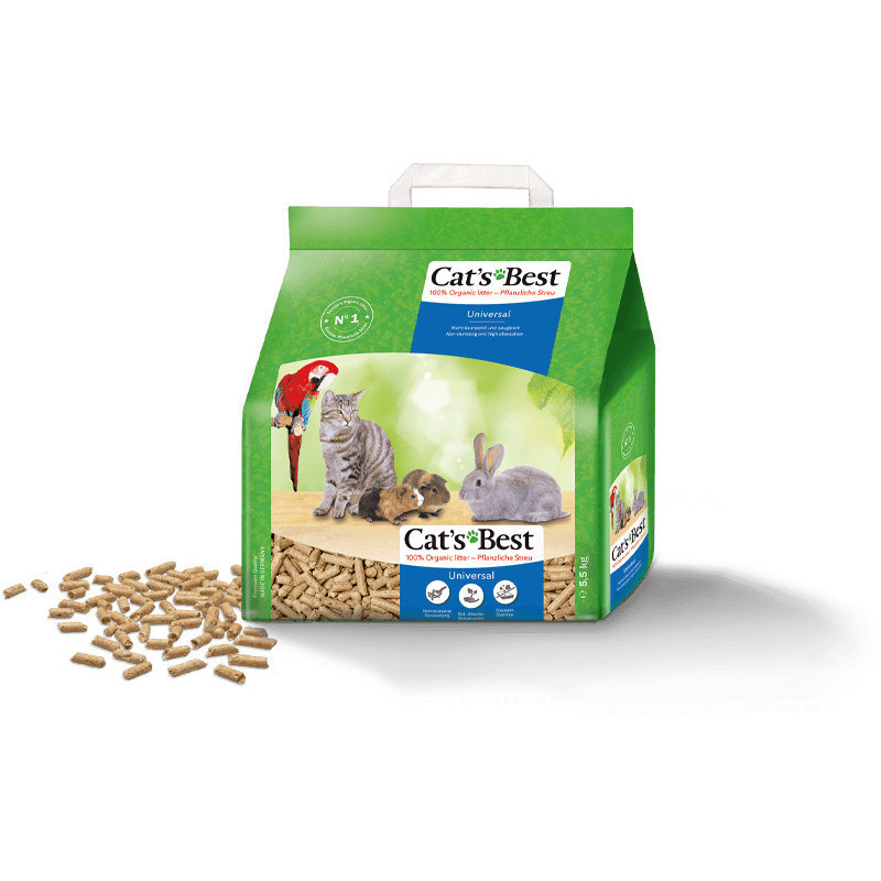 Cat's Best Universal Наполнитель Древесный 10 л (5,5 кг), фото 1