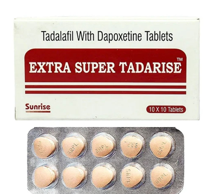 Препарат для усиления эрекции и продления полового акта Super Tadarise 80 mg (10 шт.)
