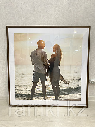 Рамка 70х70 см Коричневая, фото 1