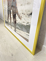 Рамка 80х80 см Золотистая, с легкой текстурой дерева, фото 2