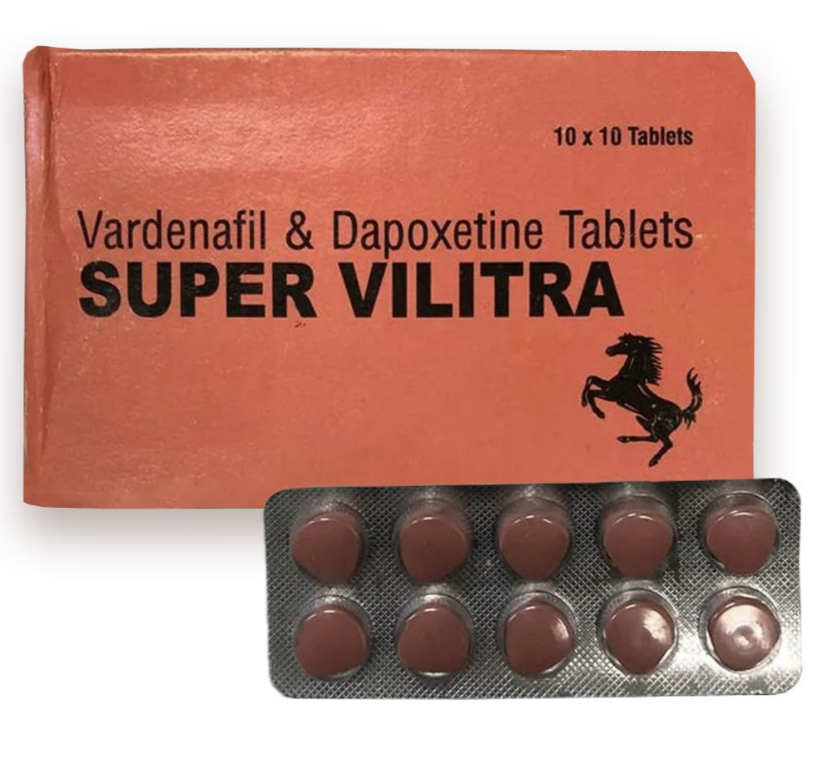Препарат для усиления эрекции и продления полового акта Super Vilitra 80 mg (10 шт.)
