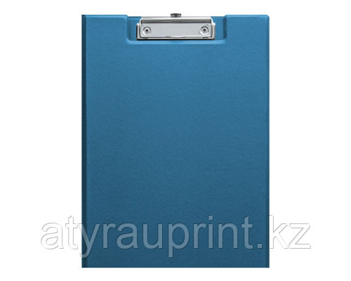 Папка-планшет с зажимом OfficeSpace, ПВХ, синий, фото 1