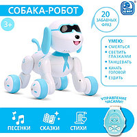 Робот собака Charlie IQ BOT, на пульте управления, интерактивный: звук, свет, танцующий, музыкальный, на