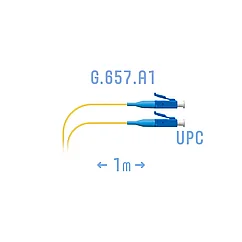 Шнур монтажный оптический LC/UPC SM G.657.A1 1 метр
