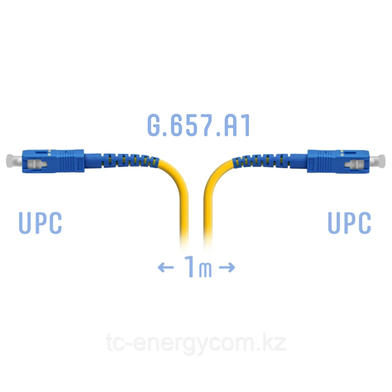 Патчкорд оптический SC/UPC SM G.657.A1 1 метр, фото 1