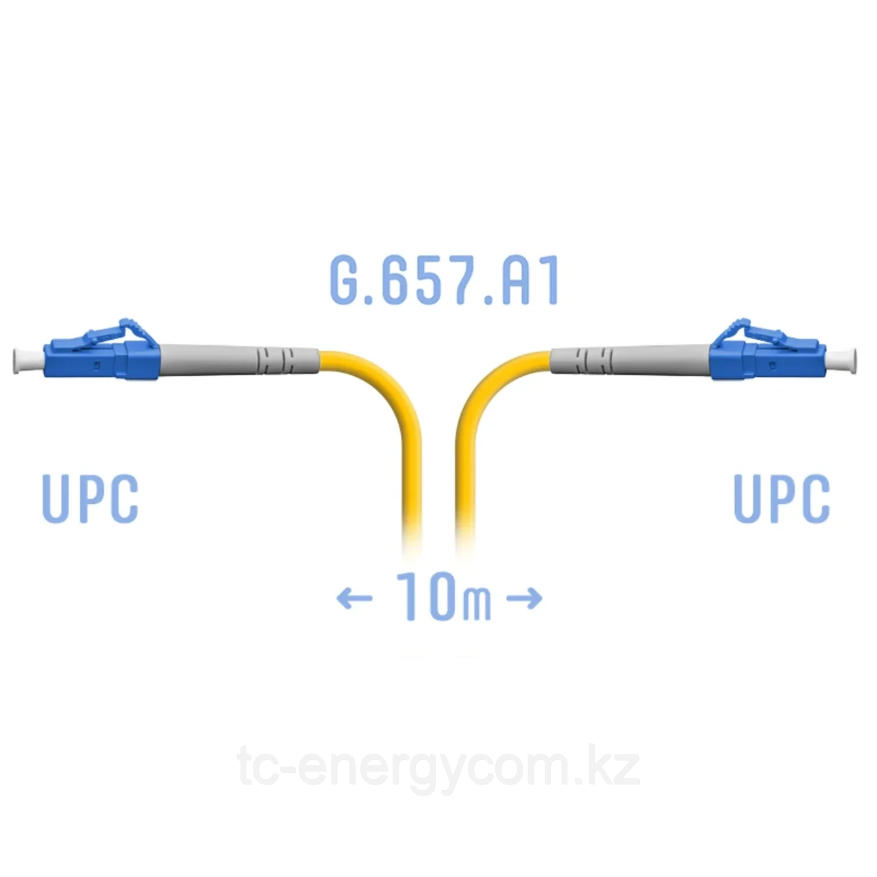 Патчкорд оптический LC/UPC SM G.657.A1 10 метров
