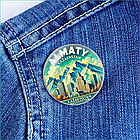 Сувенирный значок "Казахстан Style" #07 Almaty (58мм), фото 5