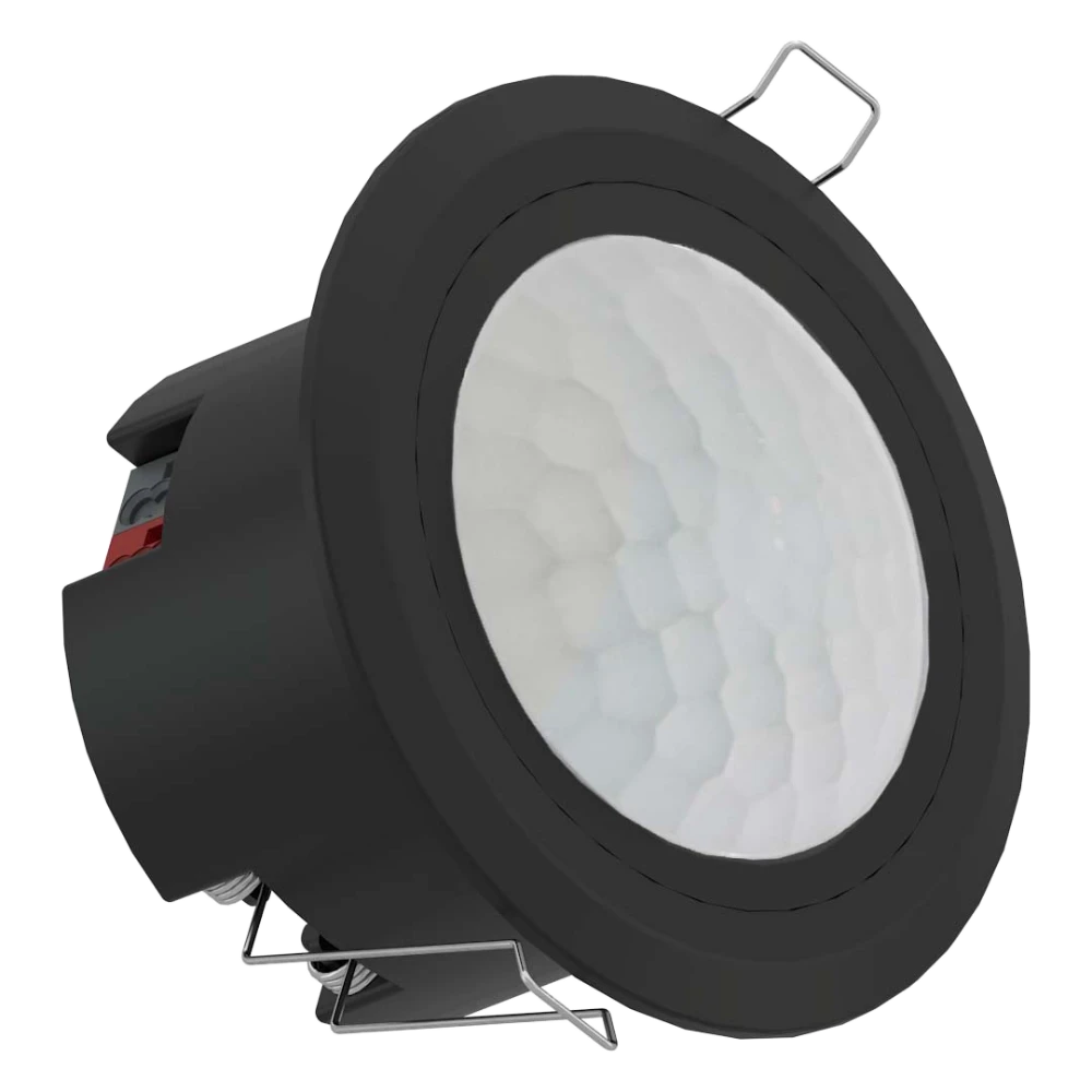 Mid Range KNX Presence Sensor w/ Thermostat-Black / Mid Range KNX Датчик присутствия KNX с термостатом-Черный
