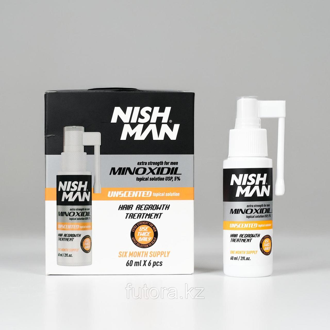 Средство для стимуляции роста волос "NISHMAN Minoxidil Hair Regrowth Treatment Set".