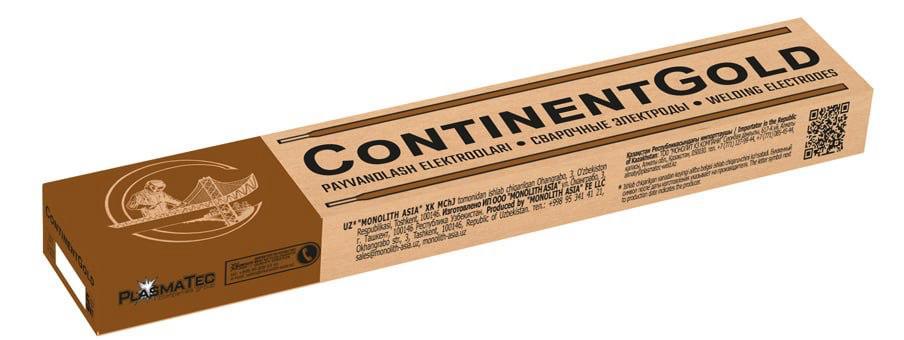Электроды МР-3 д.4.0 мм ТМ "ContinentGOLD" Э46 PlasmaTec, фото 1