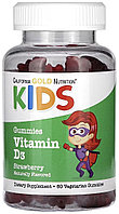 California Gold Nutrition Vitamin D3 без желатина пастилки 60 шт