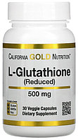 California Gold Nutrition L-Glutathione (Reduced) 500 мг капсулы 30 шт