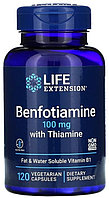 Life Extension БАД Benfotiamine 100 мг with Thiamine 120 капсул