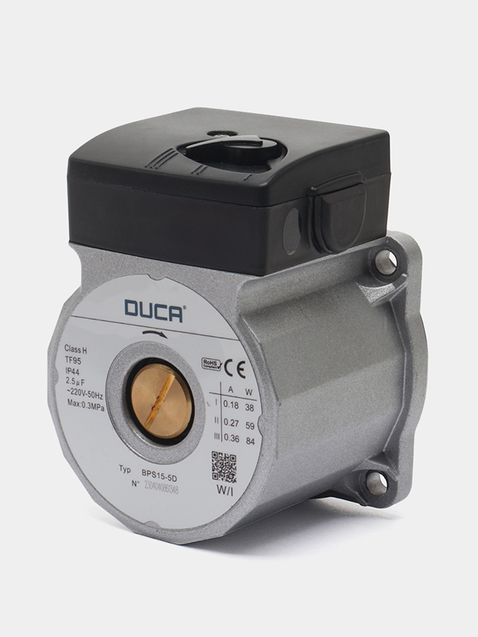 Насос циркуляционный DUCA BPS-15-5D аналог Wilo 84W широкая крыльчатка
