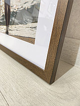 Рамка 60х60 см Коричневая, фото 4