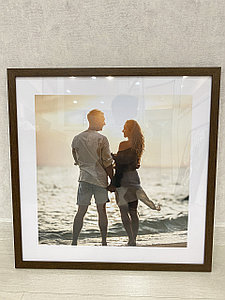 Рамка 50х50 см Коричневая