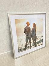 Рамка 60х60 см Серая тонкая, фото 5