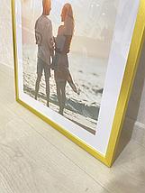 Рамка 40х40 см Золотистая, с легкой текстурой дерева, фото 2