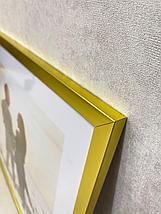 Рамка 40х40 см Золотистая, фото 3