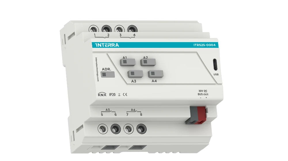 Interra 4 Channel KNX Combo Plus / Interra 4-канальный KNX Combo Plus