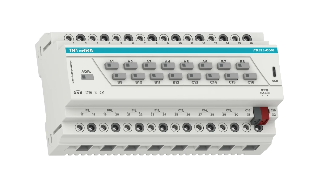 Interra 16 Channel KNX Combo Plus / Interra 16-канальный KNX Combo Plus