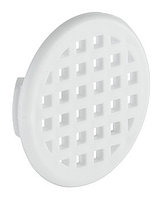 Решетка вентиляционная, 37 мм, белая