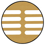 Решетка вентиляционная, алюминий, цвет золото,500 х 60 мм, фото 2