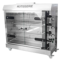 Гриль для кур на 4 вертела. Газовый KJL-4G