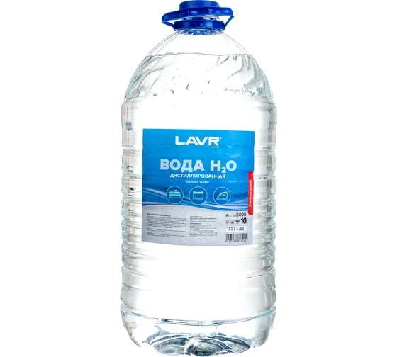 Вода дистиллированная 10 л. LAVR Ln5005