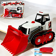 6060C-5 Бульдозер конструктор в пакете гусеничный, 28*19см, фото 2