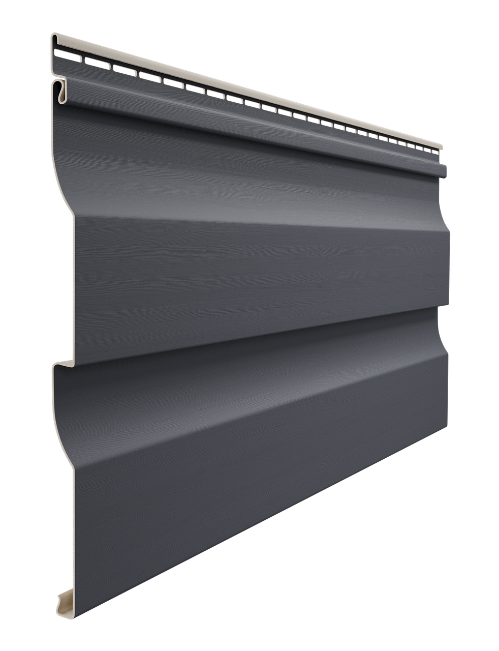 Сайдинг Döcke PREMIUM Корабельный брус D4.5D (Графит), фото 1