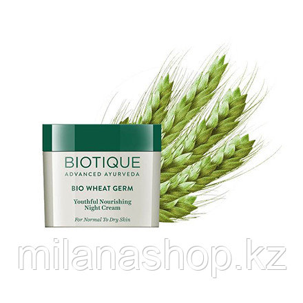 BIOTIQUE CREAM WHEATGERM 50GM - Антивозрастной крем для лица 50GM, фото 1