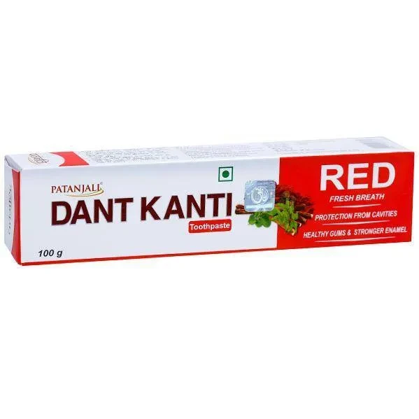 PATANJALI DANT KANTI RED PASTE - Зубная паста 100GM, фото 1