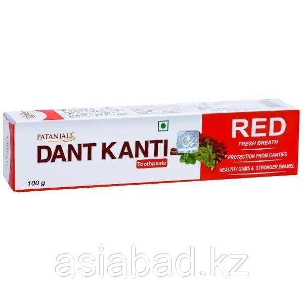 PATANJALI DANT KANTI RED PASTE - Зубная паста 100GM, фото 1
