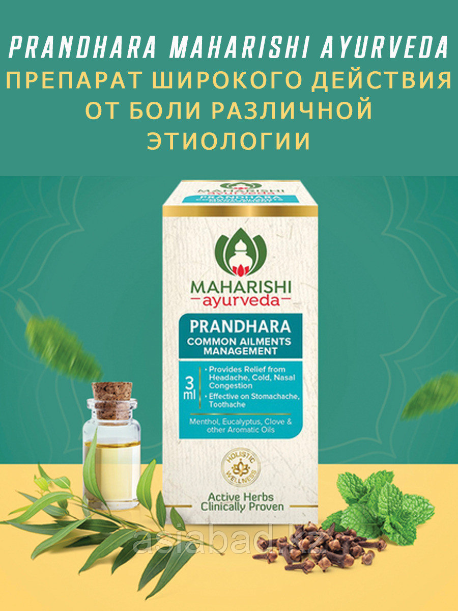 PRANDHARA, Maharishi Ayurveda (Прандхара для ингаляции, боль голова, зубы и тд.), фото 1