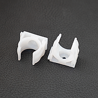 Клипсы белые для монтажного пистолета, полиэтилен, 20 мм