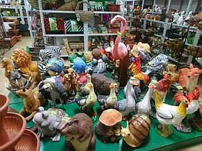 Новая коллекция садовых фигурок уже в торговом зале!